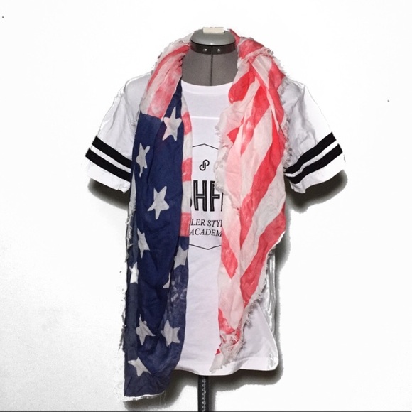 Aeropostale Accessories - Aeropostale American Flag Stars Stripes Scarf Aeropostale Accessories - Aeropostale American Flag Stars Stripes Scarf